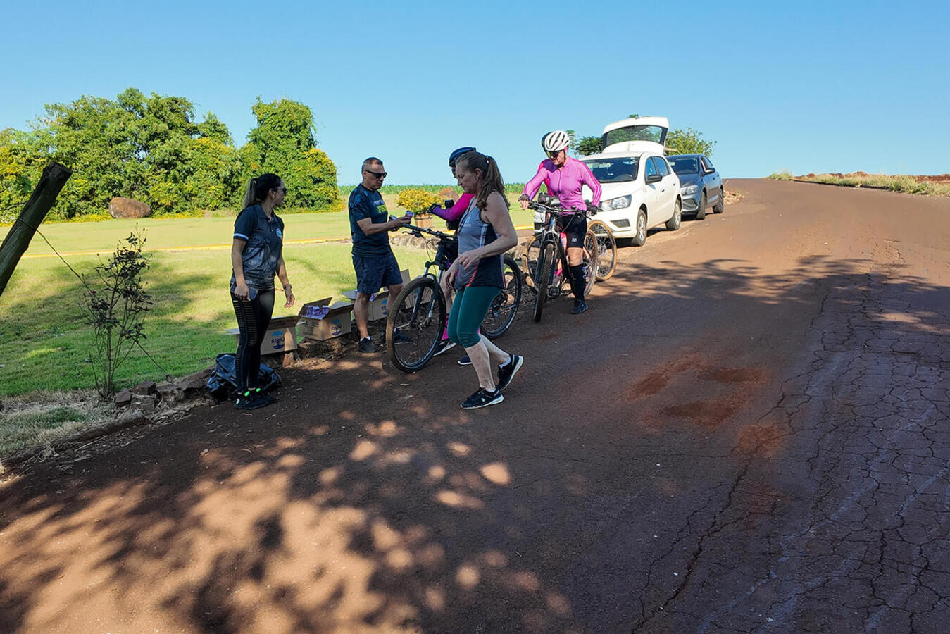Com percursos de 15 ou 30 km, passeio ciclístico neste domingo (8) envolveu mais de 300 pessoas e passou por algumas das mais belas paisagens do município