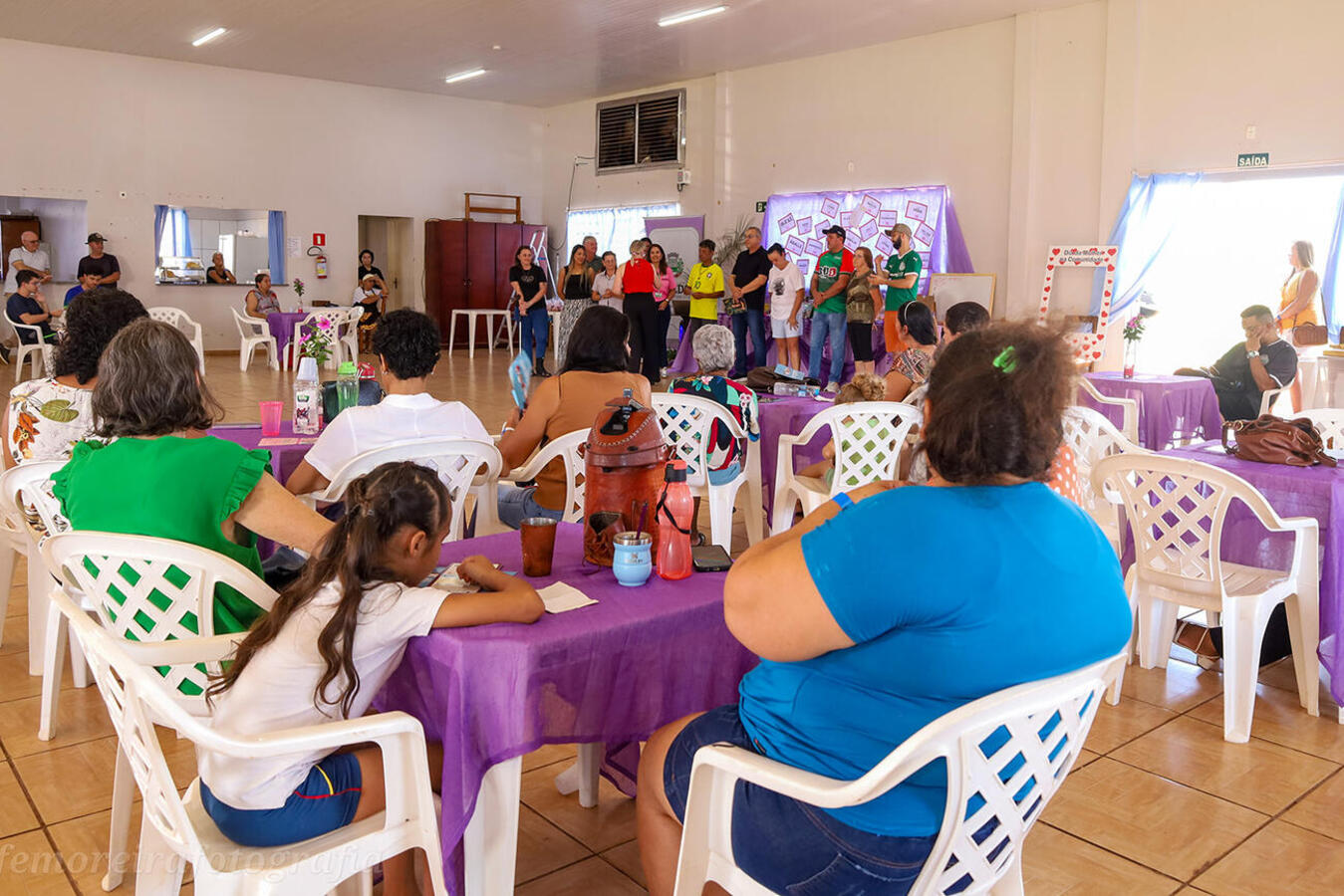 Evento no salão comunitário do bairro, no último sábado (28), teve 115 participantes e encerrou programação alusiva ao Mês da Mulher organizada pela SMM