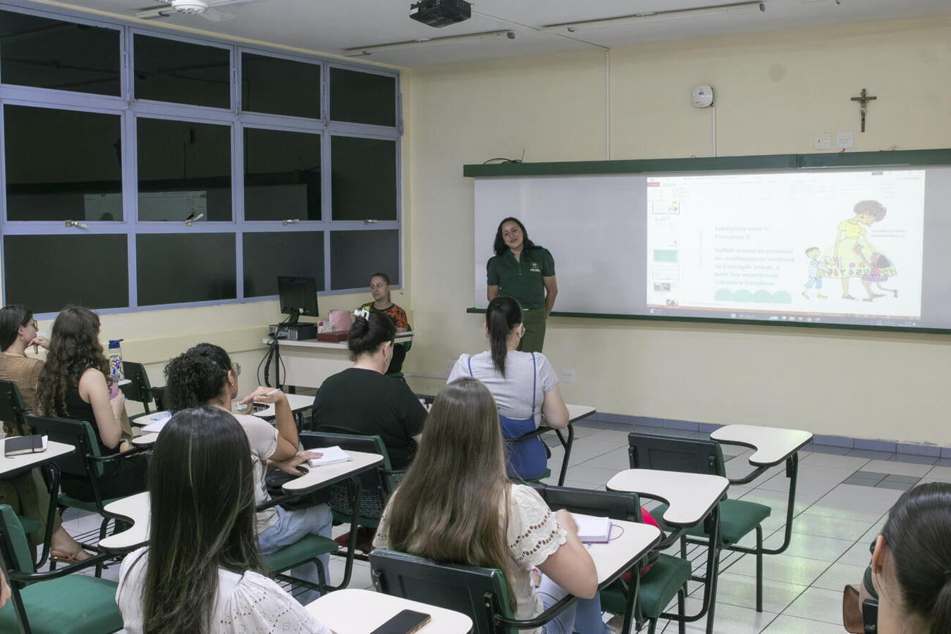 Nesta segunda-feira (16), a Faculdade Assis Gurgacz (FAG) recebeu professores do município para a abertura do Programa Leitura e Escrita na Educação Infantil (ProLEEI)  
