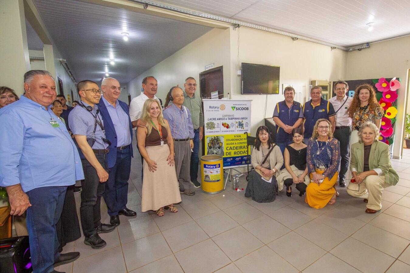 Representantes do BID e da Jica conheceram, nesta quinta (5), ações e estruturas voltadas às pessoas idosas de Toledo; roteiro incluiu visita à unidade do Coopagro