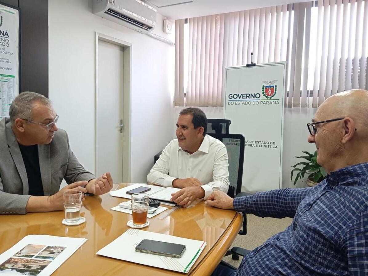 Prefeito Mario Costenaro cumpre agenda em Curitiba para acompanhar projetos de Toledo de obras estruturantes