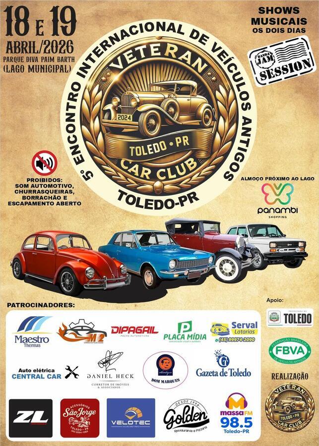 Nos dias 18 e 19 de abril, o Parque Ecológico Diva Paim Barth receberá a exposição de automóveis com show musical, artesanato e outras atrações