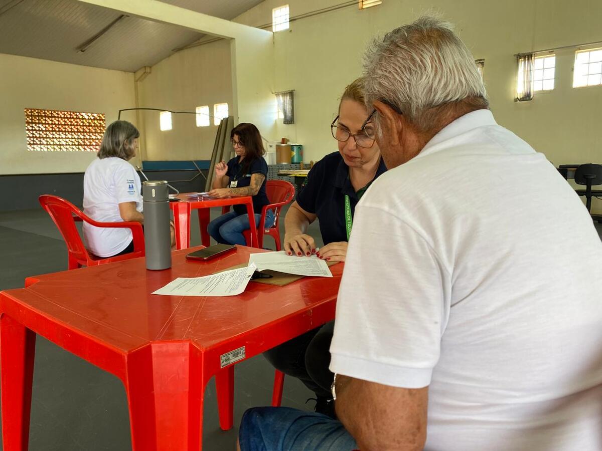 Na manhã desta terça-feira (7) a Secretaria de Assistência Social juntamente com a Secretaria da Saúde realizaram uma ação visando impulsionar a saúde dos idosos 