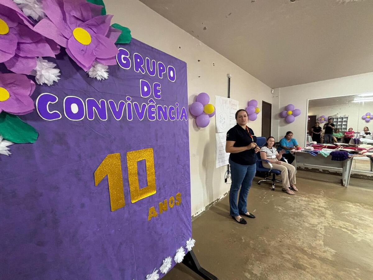 Ação realizada nesta terça-feira (31) celebrou com muita conversa, interação e troca de experiência a criação do Grupo de Convivência há uma década