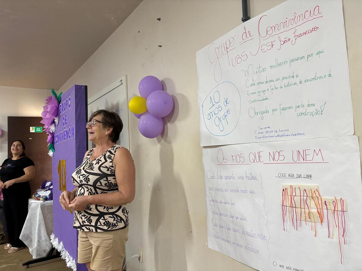 Ação realizada nesta terça-feira (31) celebrou com muita conversa, interação e troca de experiência a criação do Grupo de Convivência há uma década