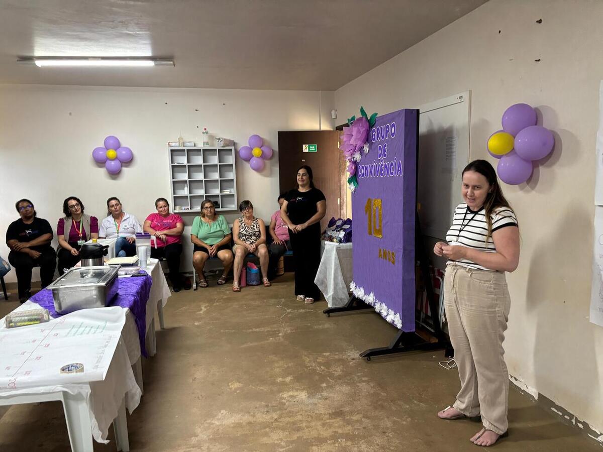 Ação realizada nesta terça-feira (31) celebrou com muita conversa, interação e troca de experiência a criação do Grupo de Convivência há uma década