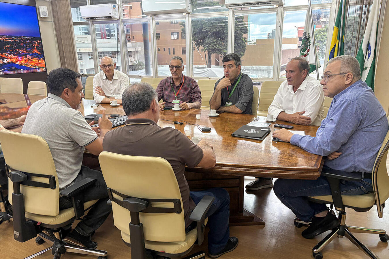 Anúncio foi feito na tarde desta quarta (8) pelo gerente regional da companhia, Márcio Luiz de Souza, em encontro na Sala de Reuniões do Gabinete do Prefeito