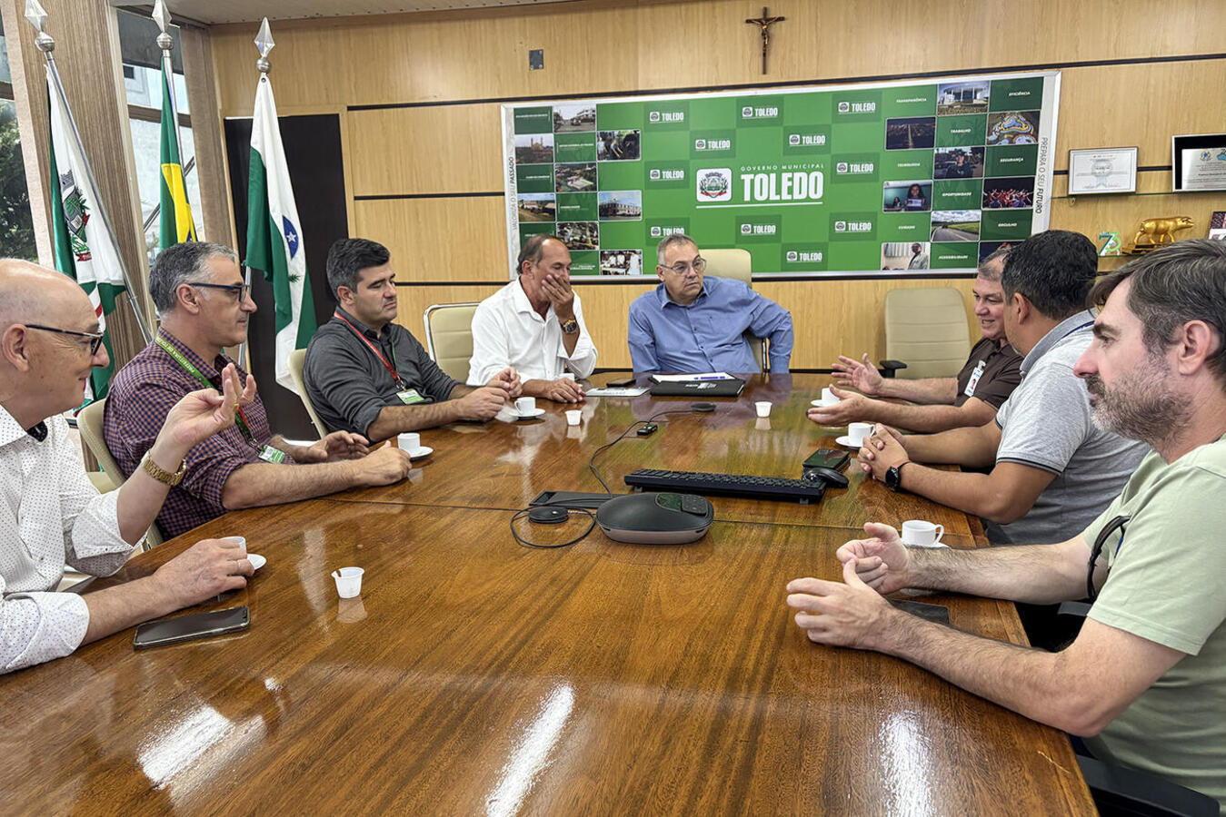 Anúncio foi feito na tarde desta quarta (8) pelo gerente regional da companhia, Márcio Luiz de Souza, em encontro na Sala de Reuniões do Gabinete do Prefeito