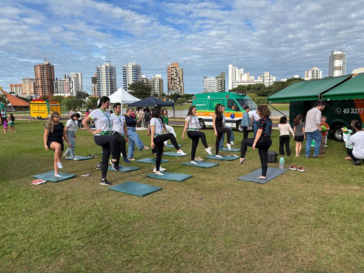 Atividade integrou programação do Trilha da Saúde com orientações e exposição de oficinas terapêuticas