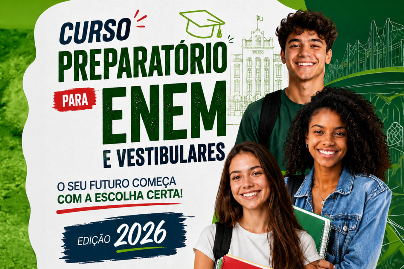 Edição 2026 de ação da Secretaria de Desenvolvimento Humano e Social será ministrada pelo Biopark Educação; inscrições e informações, pelo (45) 99106-6310 