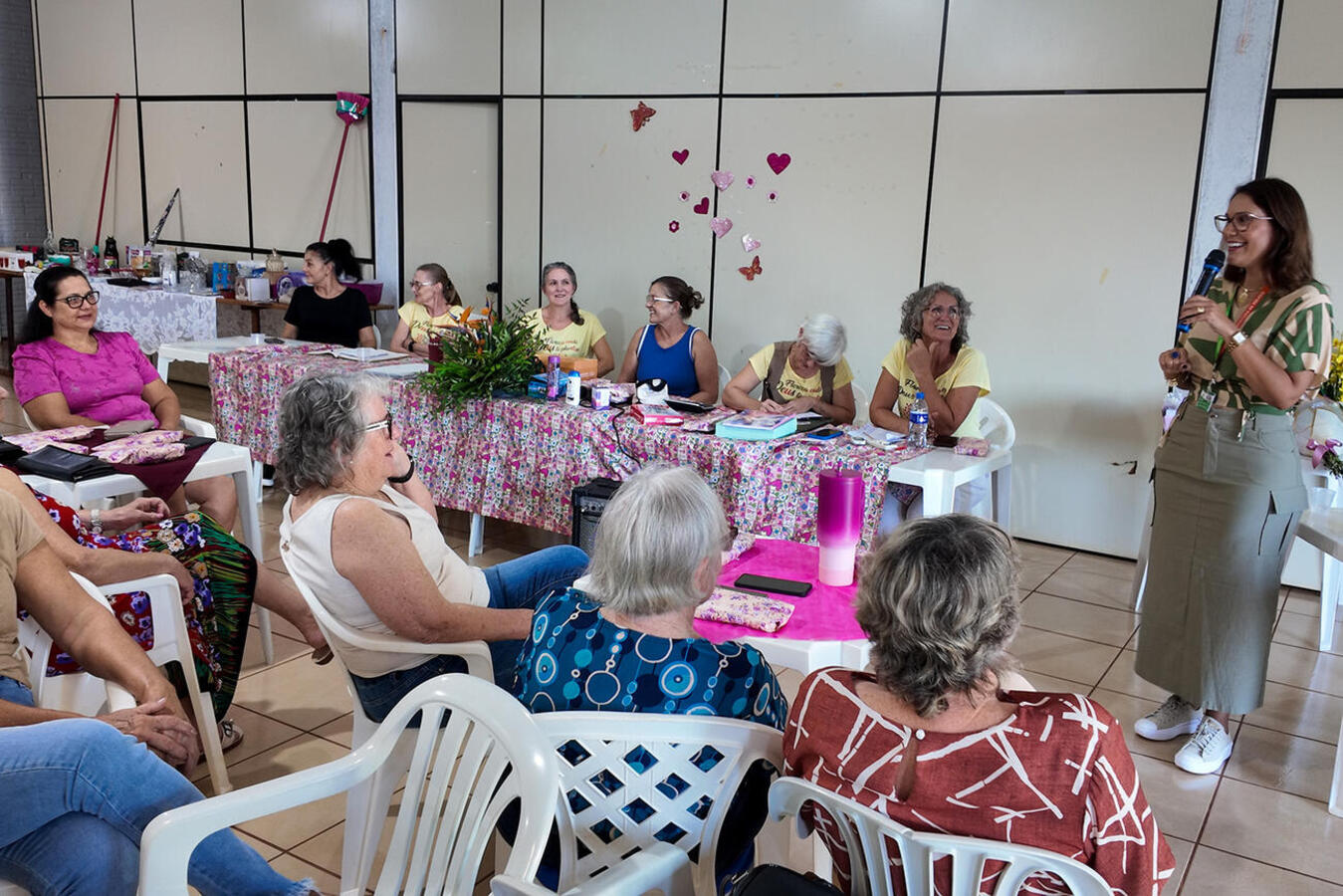 Evento foi realizado pelo Clube de Mães nesta terça-feira (5) na sede da associação de moradores do distrito mais populoso do município