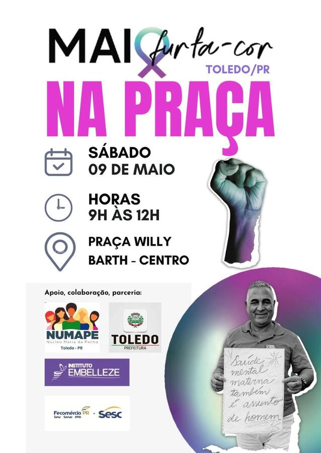 Cronograma da campanha inclui dois encontros e ações pontuais nas unidades da Rede de Atenção Psicossocial
