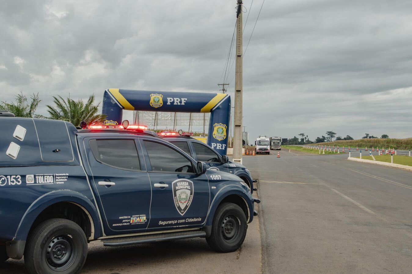 Posto de combustíveis nas proximidades do Autódromo Rafael Sperafico recebeu uma blitz educativa sobre a Lei Seca