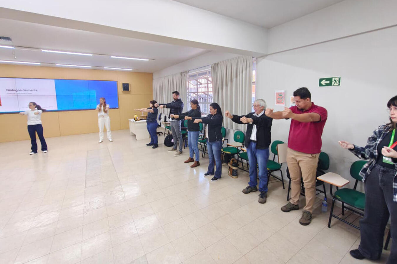 Com dinâmicas e palestras focadas em saúde mental e autoconhecimento, segunda etapa da capacitação ocorreu nesta terça-feira (2), na sede da Escola do Governo