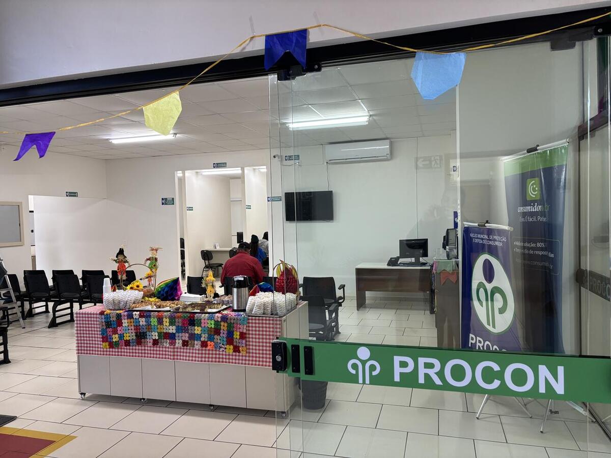 Durante os dias 24, 25 e 26 de junho a Programa de Proteção e Defesa do Consumidor (Procon) estará realizando um arraiá para promover o mutirão de atendimentos 