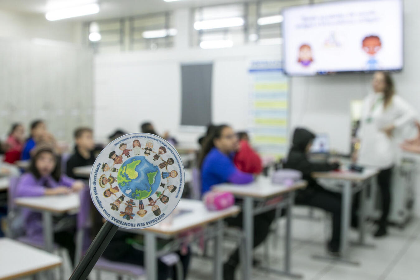 Projeto da SDHS trabalha empatia, diversidade cultural e desafios enfrentados por crianças migrantes com turmas do 5º ano de escolas municipais de Toledo