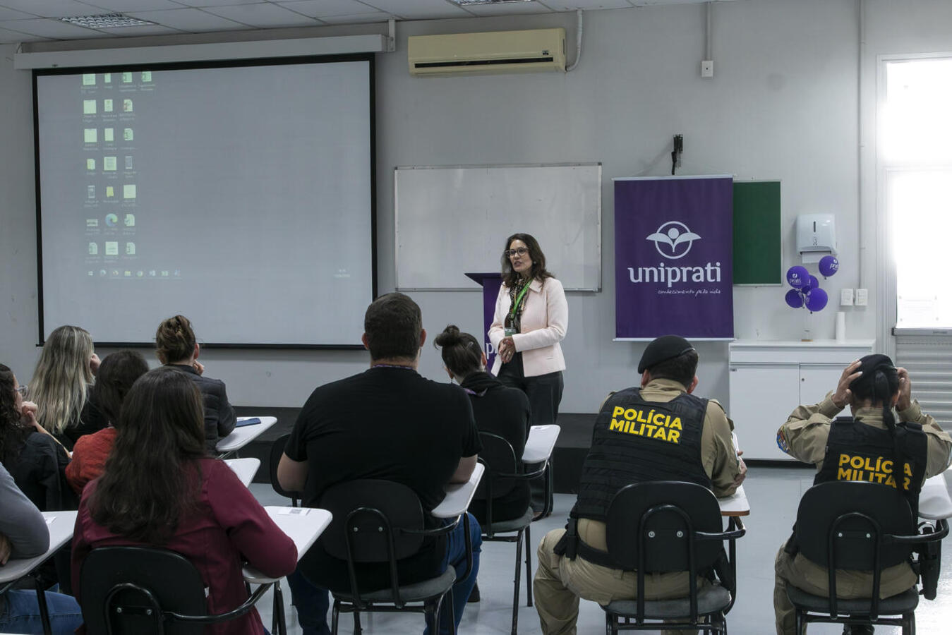 Em parceria com a PMPR, SMM tem ministrado palestras que visam ao fortalecimento da cultura do respeito na empresa; a mais recente ocorreu nesta segunda (15)