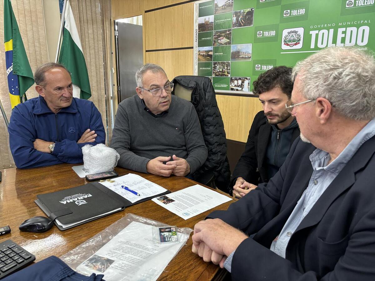 Prefeito Mario Costenaro apresentou as principais características da Toledo paranaense e destacou a satisfação em ampliar o relacionamento institucional com a cidade norte-americana