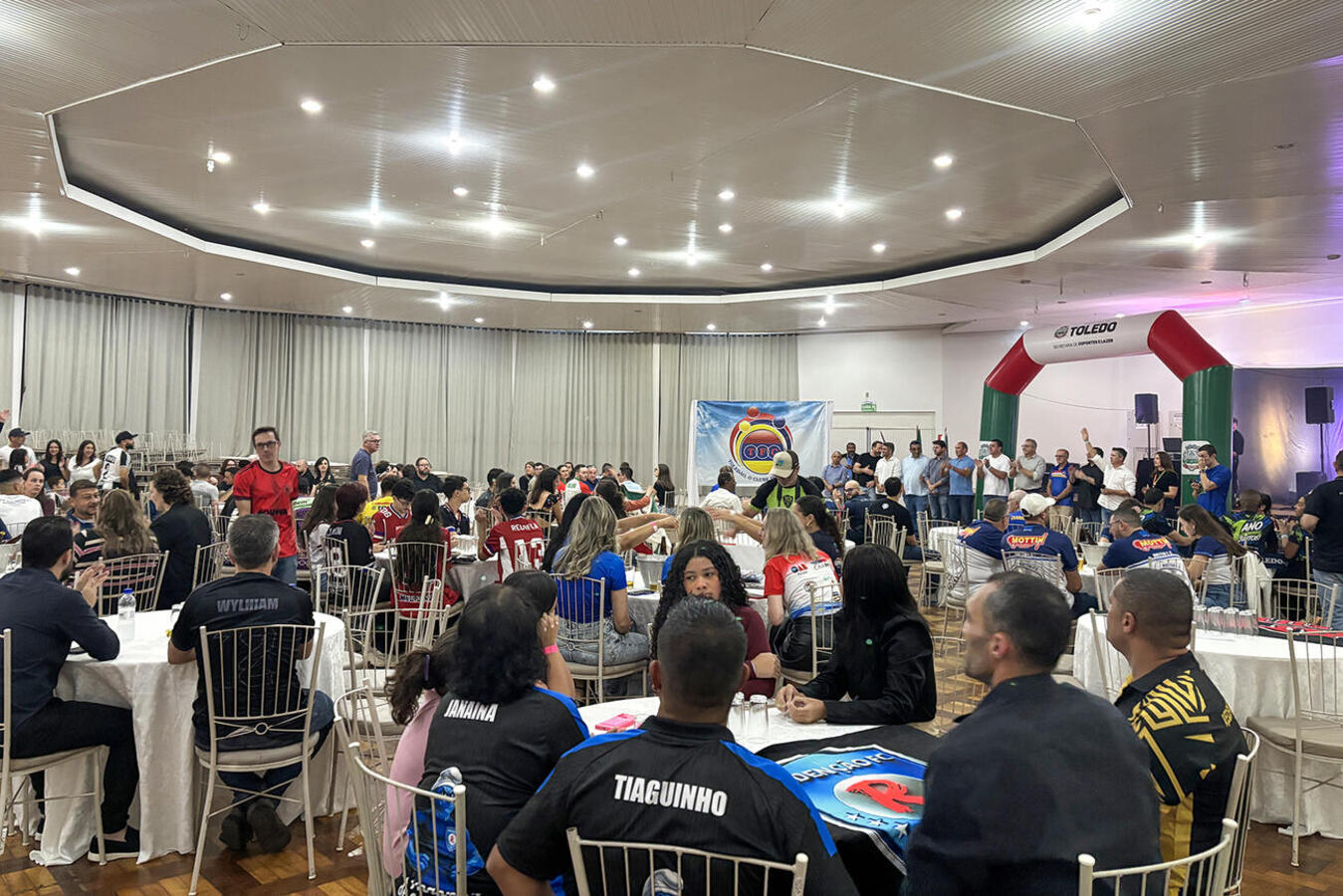 Abertura oficial ocorreu em evento no Toledão na noite de quarta-feira (5); mais de 3.000 atletas e dirigentes e 23 entidades disputarão 31 modalidades 
