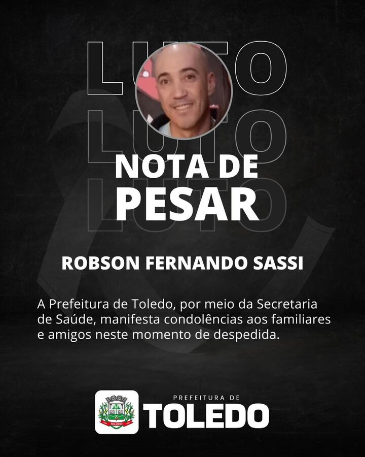 A Administração Municipal manifesta condolências pelo falecimento de servidor público