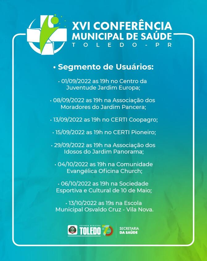 Datas Pré-Conferencias 