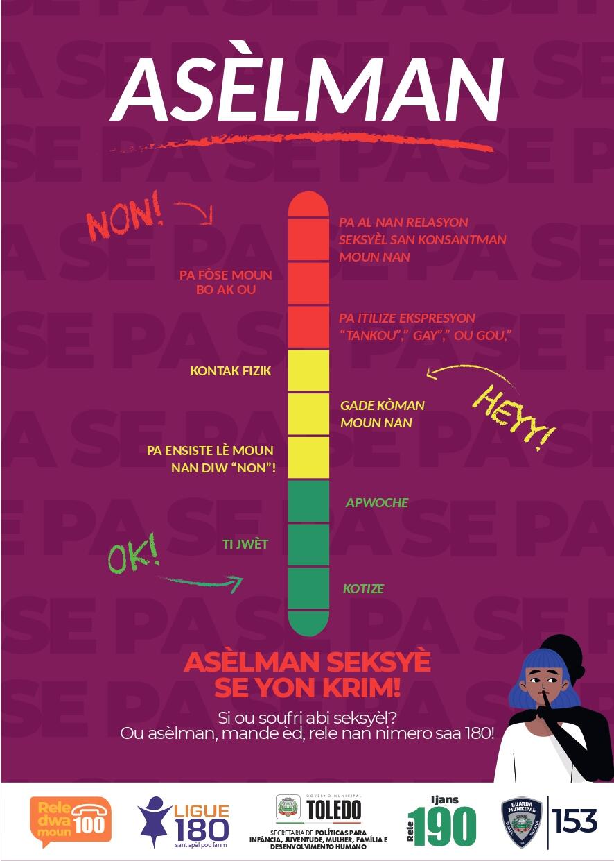 Flyer Assediômetro 1 - Crioulo Haitiano