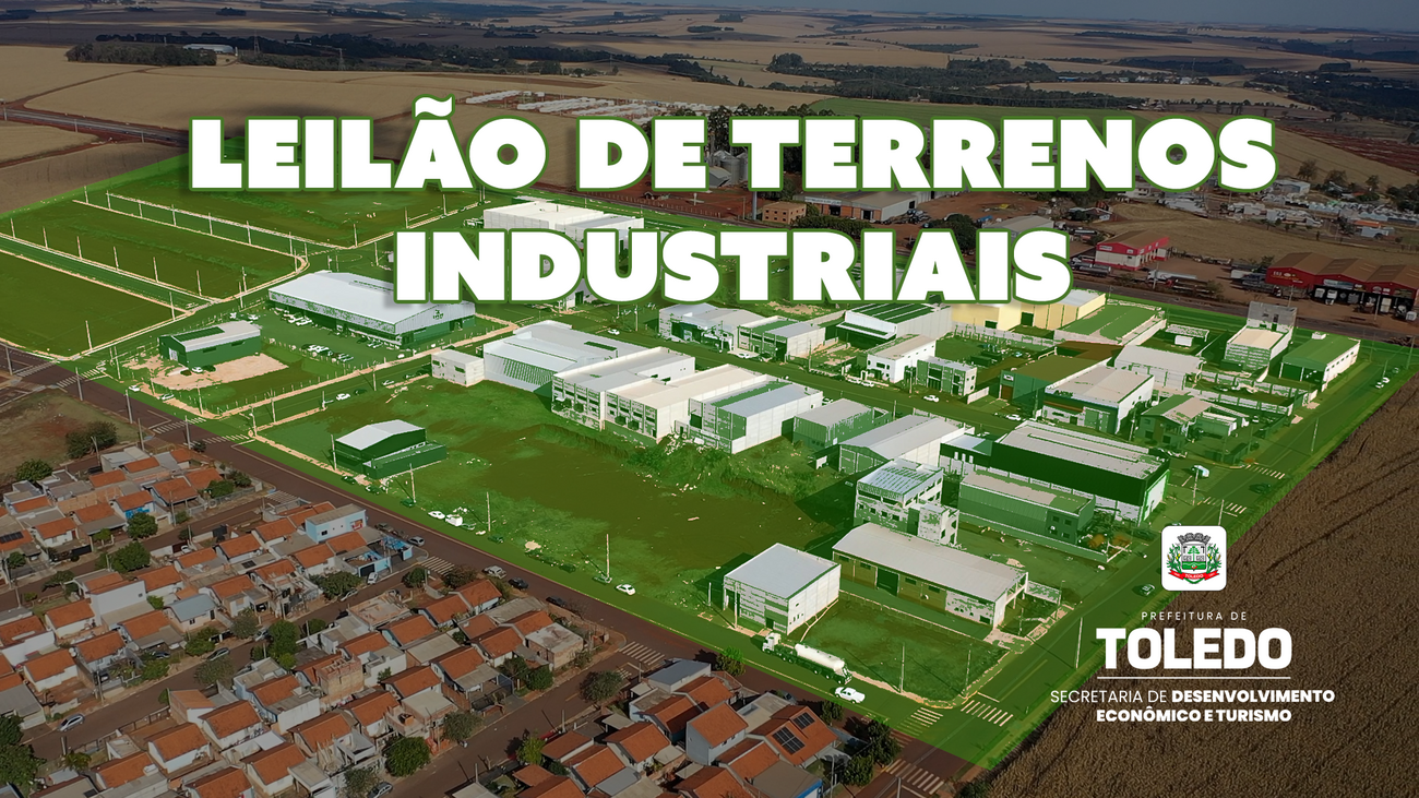Leilão de terrenos industriais 