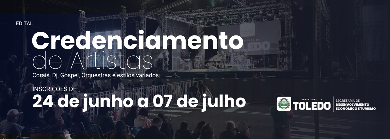 Credenciamento de Artistas Musicais