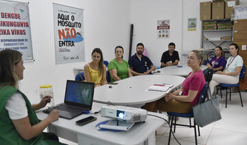 Durante o encontro, ocorrido na tarde de terça (13), membros do grupo de trabalho debateram meios para fortalecer ações de prevenção ao Aedes aegypti