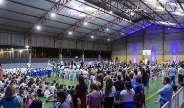 Comunidade celebra inauguração do novo prédio da Alberto Santos Dumont