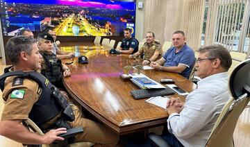 Novo comando do 19º BPM é recepcionado na Prefeitura de Toledo