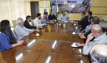 Delegado-chefe Alexandre Macorin liderou comitiva que participou, na tarde desta quarta (1º), de encontro na Sala de Reuniões do Gabinete do Prefeito