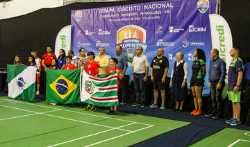 Vice-prefeito e secretários municipais prestigiam abertura de nacional de badminton