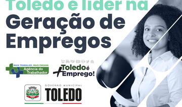 No primeiro mês do ano, 591 novos postos de trabalho foram criados, o 3º maior quantitativo em números absolutos entre municípios com mais de 100 mil habitantes