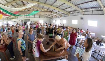 Dia da Mulher: idosas participam do 1º Torneio de Bolãozinho de Mesa