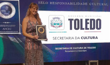Concedida pela Agência Nacional de Cultura, Empreendedorismo e Comunicação (Ancec), homenagem foi entregue na noite da última segunda-feira (13)
