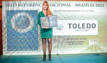 Honraria será entregue na próxima segunda (13), às 20h, no Clube Naval, em Brasília; Município será representado pela secretária Rosselane Giordani (Cultura)