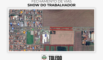 Restrição inicia-se às 6h; medida visa à segurança de quem vai trabalhar ou assistir ao Show do Trabalhador, que neste ano será com o Trio Parada Dura