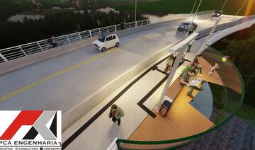 Empresa conclui estudos e apresenta projeto para implantação de uma ponte com extensão de 60 metros sob as águas do Rio Marreco