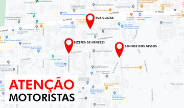 Deptrans orienta sobre alterações no trânsito no Pancera, Filadélfia e Parizotto