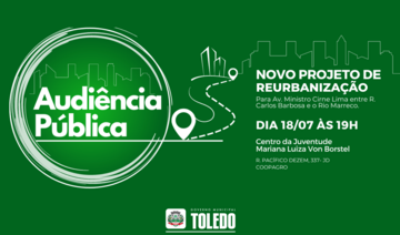 Governo municipal quer ouvir a população que utiliza a via em evento marcado para a próxima terça (18), às 19h, no Centro da Juventude Mariana Luiza Von Borstel