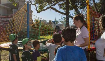 Crianças e adolescentes atendidos pelo Centro de Atenção Psicossocial Infantil Dr. Rafael Azambuja Patiño Cruzatti divertiram-se muito em festa realizada na tarde desta quarta (2)