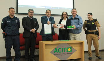 Associados da ACIT participam de encontro sobre o "Toledo é + Seguro!"