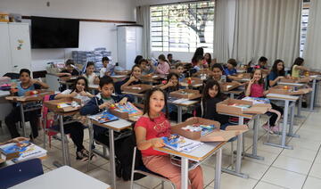 Conforme a turma em que estão matriculados, alunos da rede municipal de ensino estão recebendo materiais escolares adquiridos ao valor de R$ 2.199.043,67