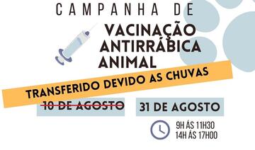 Em virtude da previsão de chuvas fortes para amanhã, ação que seria realizada nesta  quinta (10) no Cras II precisou ser remarcada para o próximo dia 31