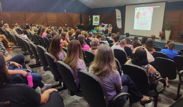 Encontro realizado na última terça-feira (19) proporcionou momentos agradáveis e edificantes a 122 mulheres para o auditório do Centro de Eventos Ismael Sperafico