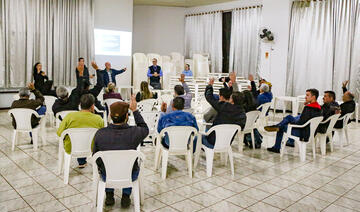 Após apresentação e discussão do projeto, decisão foi tomada de forma unânime em audiência pública realizada no centro multiuso do distrito na noite desta quinta-feira (14) 