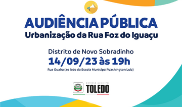 Apresentação e discussão de propostas ocorrerão nesta quinta-feira (14), às 19h, nas dependências do centro multiuso do distrito, ao lado da Escola Municipal Washington Luiz