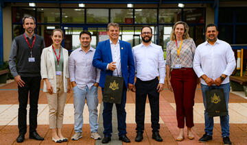 PUCPR Toledo recebe visita do prefeito e do presidente da Câmara Municipal de Toledo