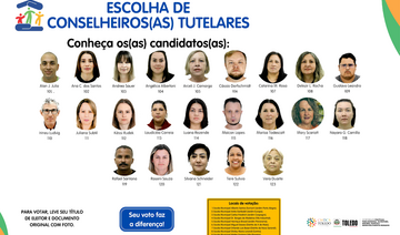 O processo de escolha acontece dia primeiro de outubro em nove locais de votação das 8h às 17h